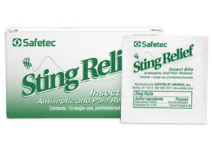 Sting relief Packets